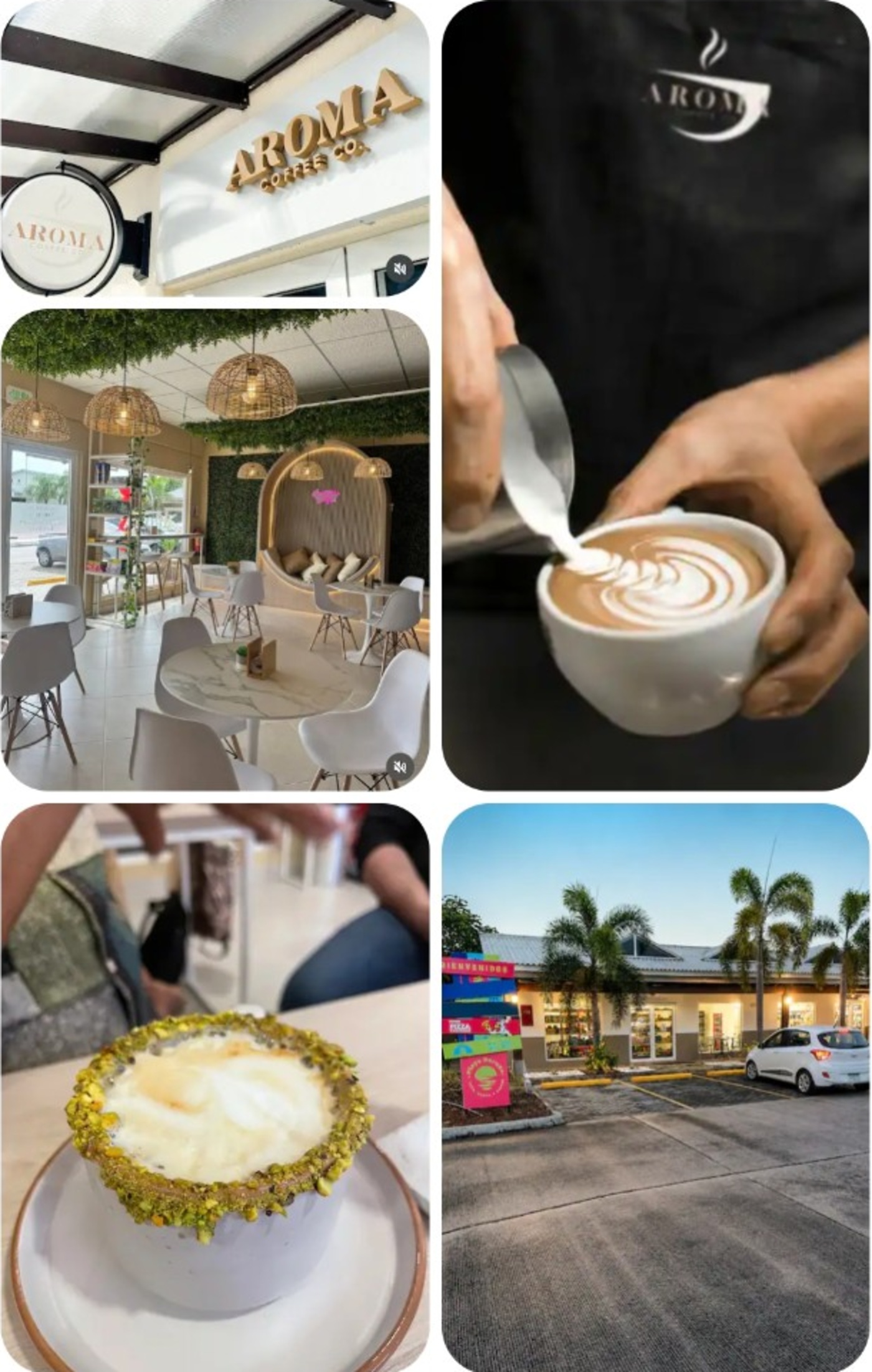 On-site Aroma Coffee café and resort dining